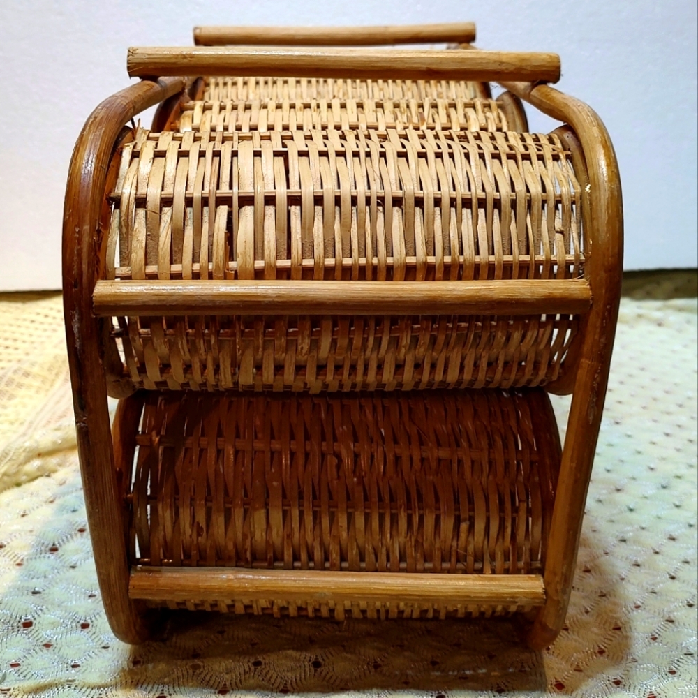 Bamboo table wine rack - Picture 7 of 10